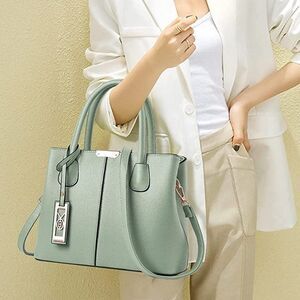 IIL PU Leather Purses- Gray Green